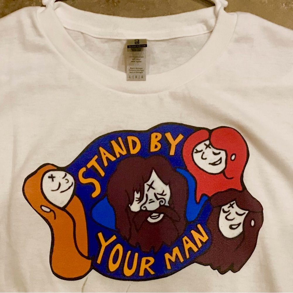Mens Large Charles Manson “Stand By Your Man” T-Shirt